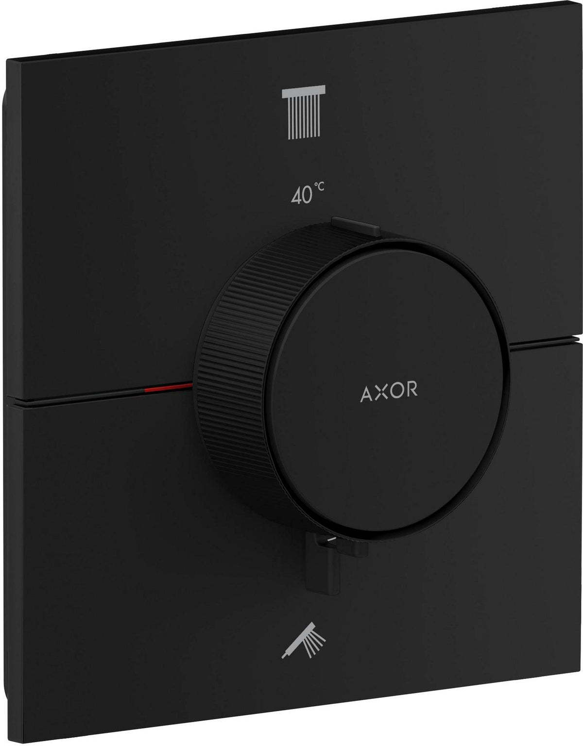 AXOR ShowerSelect ID Unterputz-Thermostat eckig, 2 Verbraucher, Chrom – präzise Steuerung