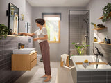 HANSGROHE Rebris E 110 Einhebel-Waschtischmischer CoolStart EcoSmart mit Zugstangen-Ablaufgarnitur chrom