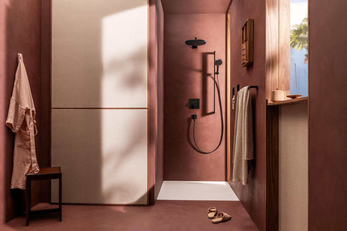 HANSGROHE XtraStoris Minimalistic Wandnische rahmenlos mattschwarz 300x150x100 mm