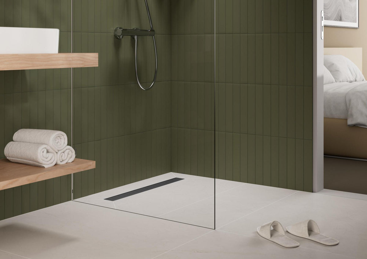 HANSGROHE RainDrain Go Duschrinne 600 mm Komplettset rückseitig befliesbar