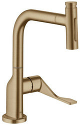 AXOR Citterio Spültischmischer 230 Select 2jet mit Ausziehbrause Chrom – ComfortZone und Select-Technologie