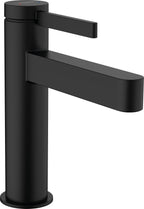 mattschwarz / Pop-up-Ventil mit vertikalem Hebel / Gruppe I, <= 20 dB(A)