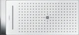 HANSGROHE Kopfbrause RAINMAKER SELECT 580 weiß/chrom 3jet quadratisch – 586 x 258 mm, RainFlow, Antikalk