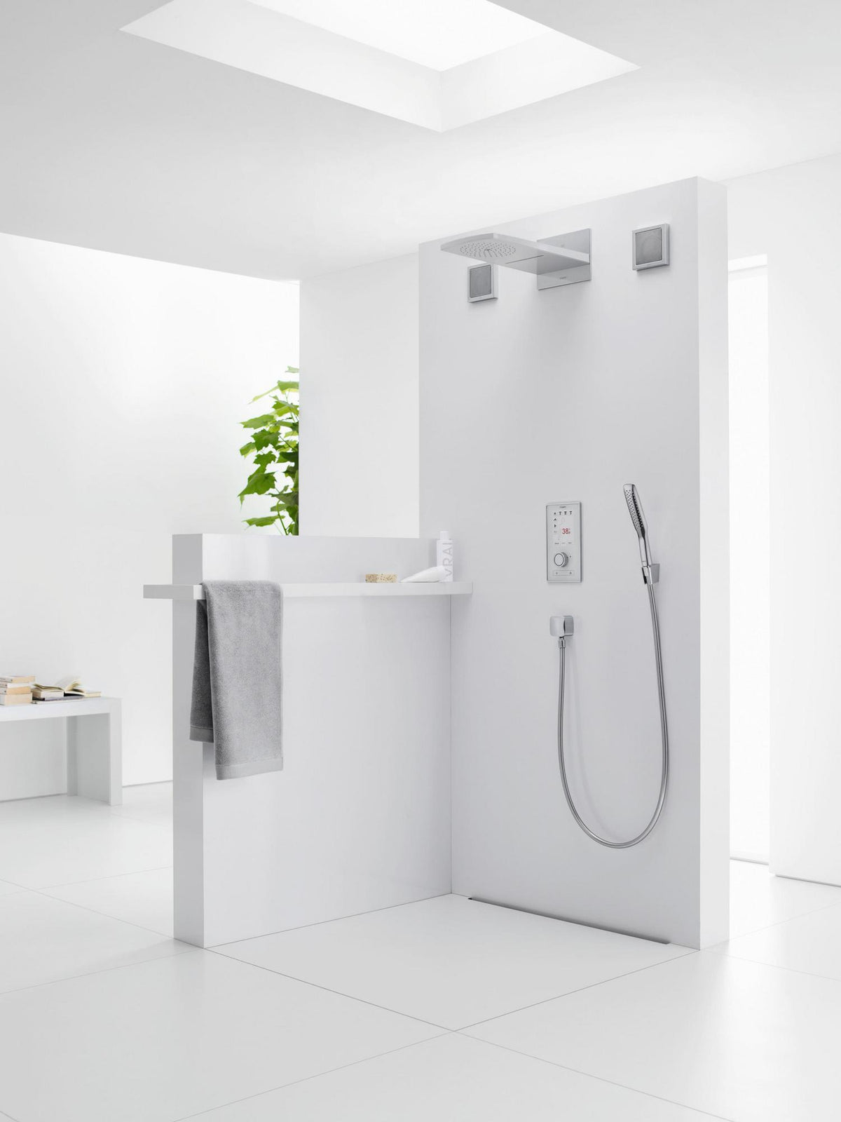 HANSGROHE Raindance Rainfall 180 AIR Kopfbrause – 2 Strahlarten, chrom, DN 15