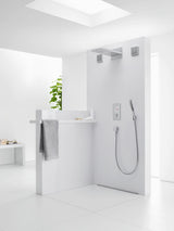 HANSGROHE Raindance Rainfall 180 Air 2jet Kopfbrause DN15 weiß/chrom – 180 mm, 2 Strahlarten, Antikalk
