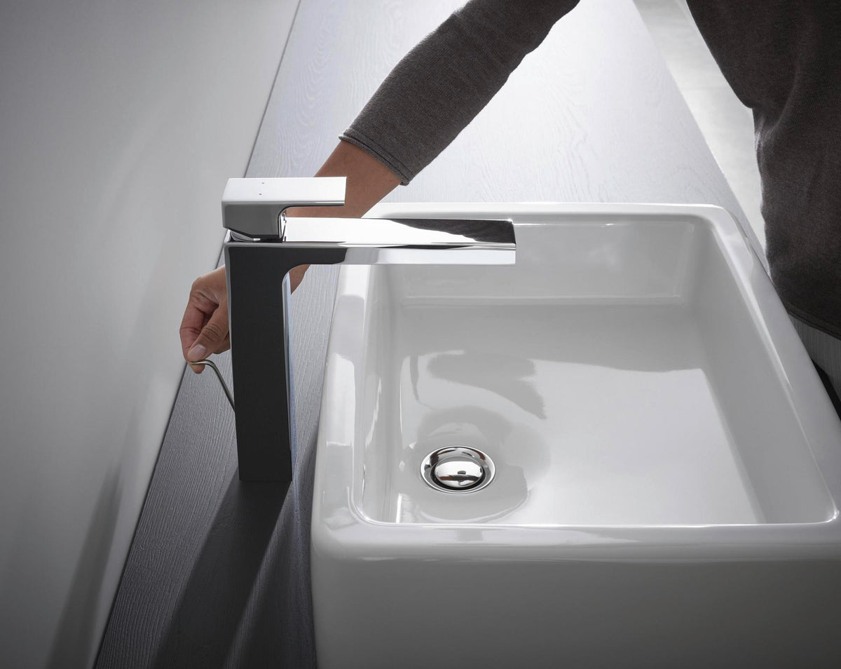 Hansgrohe VERNIS Shape 190 Einhebel-Waschtischmischer mit Zugstangen-Ablaufgarnitur, Chrom
