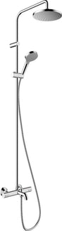 HANSGROHE Showerpipe VERNIS Blend 200 1jet mit Wannenthermostat EcoSmart chrom