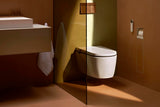 HANSGROHE XtraStoris Rock Toilettenbürstenhalter mit Papierhalter, befliesbare Tür, mattweiß