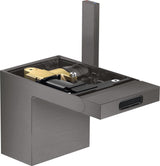 AXOR MYEDITION Einhebel-Bidetmischer ohne Platte polished gold optic mit Push-Open Ablaufgarnitur