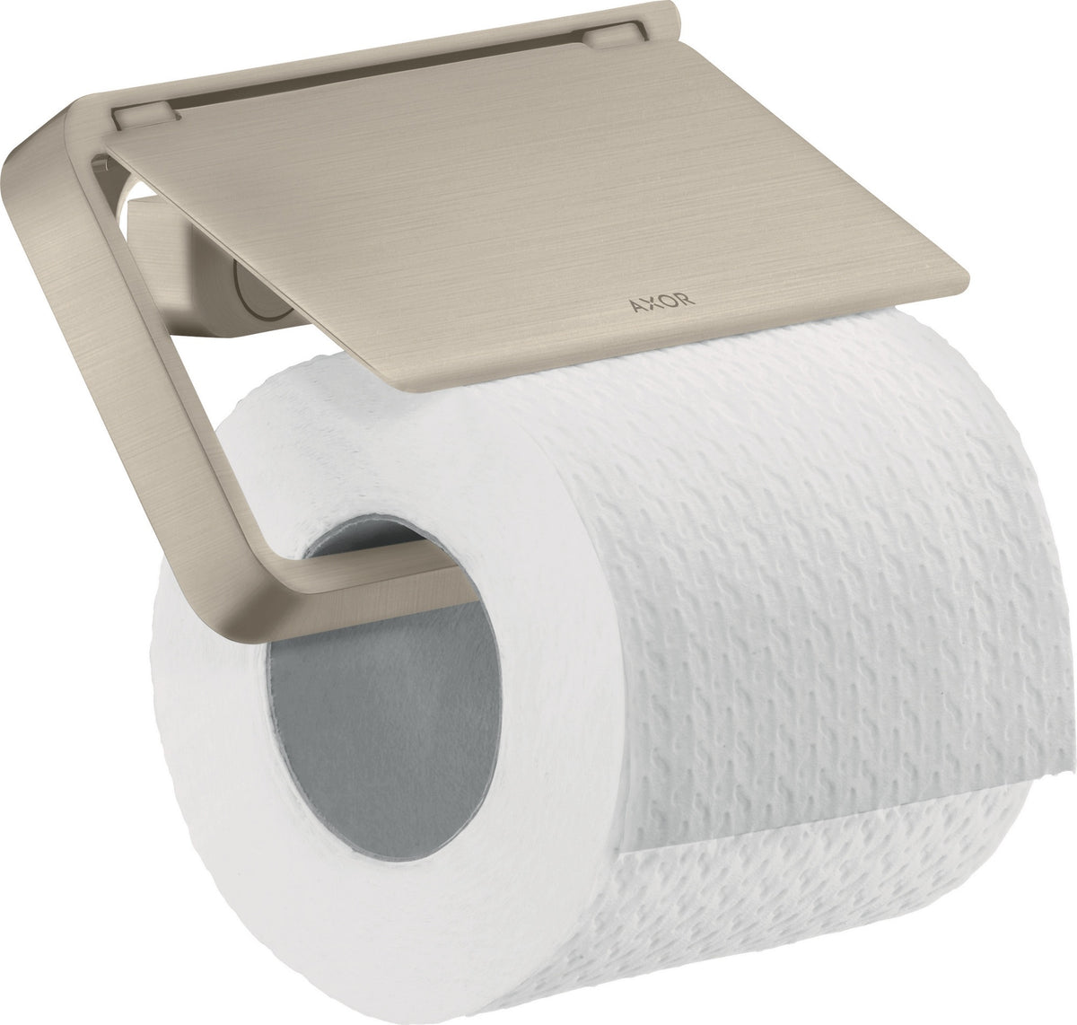 AXOR Universal Papierhalter Wandmontage Chrom – Toilettenpapier-Rollenhalter mit Deckel