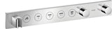AXOR ShowerSolutions Select Thermostatmodul 670/90 für 5 Verbraucher – Chrom