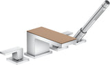AXOR MYEDITION 4-Loch-Wannenrandarmatur ohne Platte – polished gold optic, thermostatisch