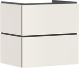 HANSGROHE Xilesa E Waschtischunterschrank 630 mm mit 2 Schubkästen und PushOpen