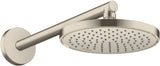 AXOR ShowerSolutions Brausearm 390 mm Chrom – Wandmontage mit Rosette