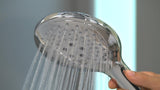 Hansgrohe Raindance Select S 150 3jet Handbrause DN 15 Chrom – 3 Strahlarten, Select-Taste, QuickClean