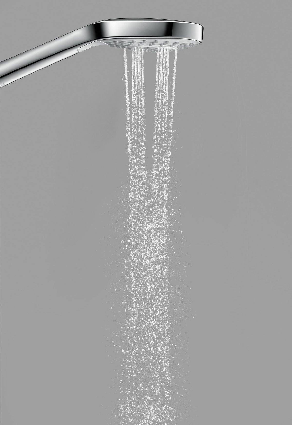 HANSGROHE Handbrause Croma Select E Multi – 3 Strahlarten, Select-Taste, weiß/chrom