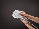 HANSGROHE Handbrause Croma Select E Vario 110 mm weiß/chrom – 3 Strahlarten mit Select-Taste