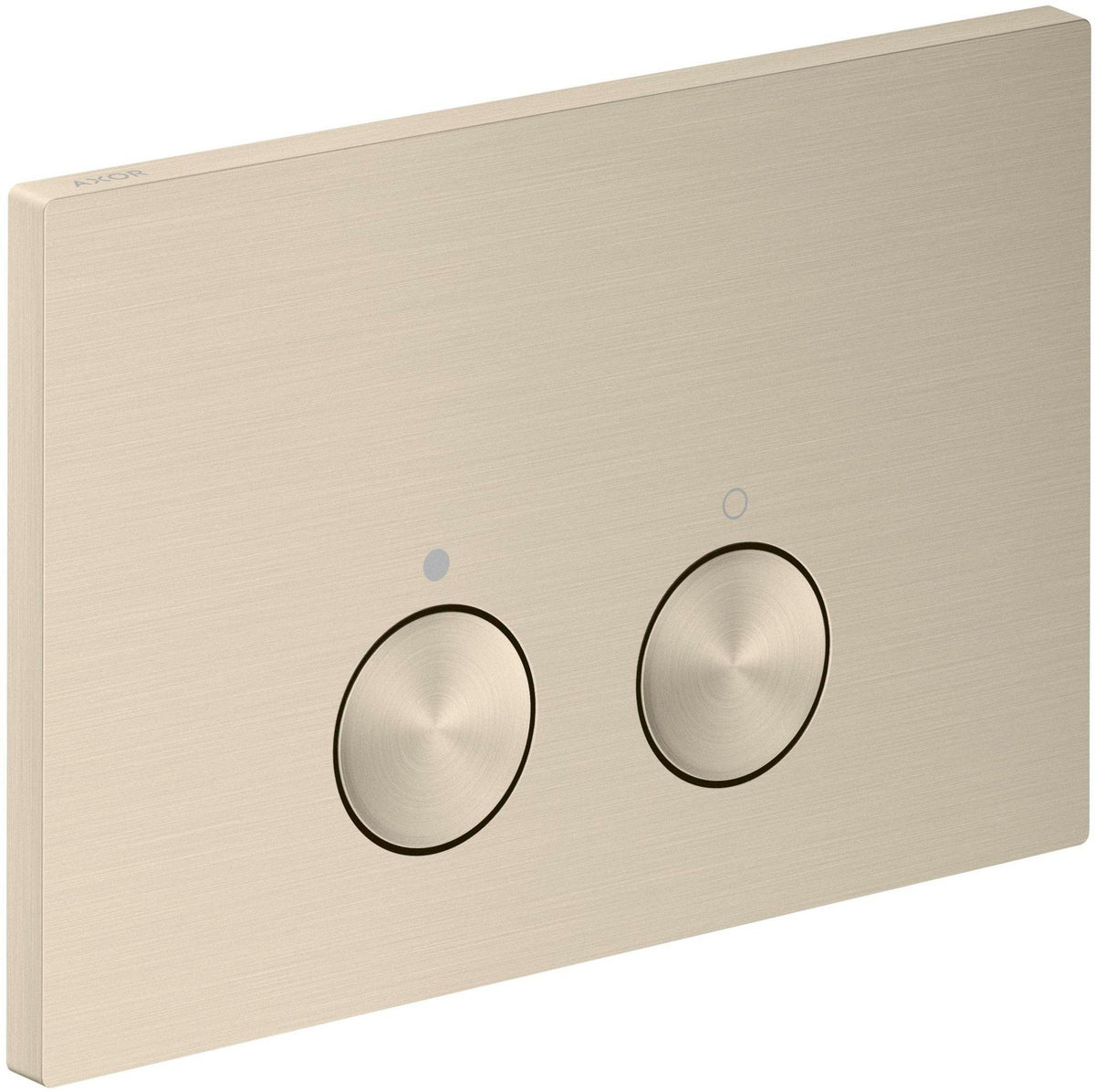 AXOR FlushPlate Drückerplatte für Geberit Sigma – Mechanische Betätigung, Edelstahl gebürstet