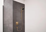 HANSGROHE Rainfinity 130 3jet Brauseset mit Unica S Puro 650mm Push Schieber, chrom