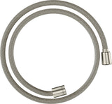 AXOR ShowerSolutions Textilbrauseschlauch 125 cm Chrom – recyceltes PET, drehwirbel- und knickgeschützt