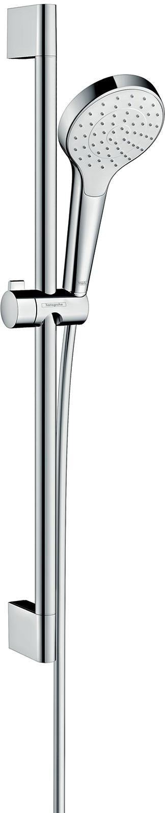 HANSGROHE Croma Select S Brauseset 1jet mit Unica´Croma Brausestange 650 mm weiß/chrom