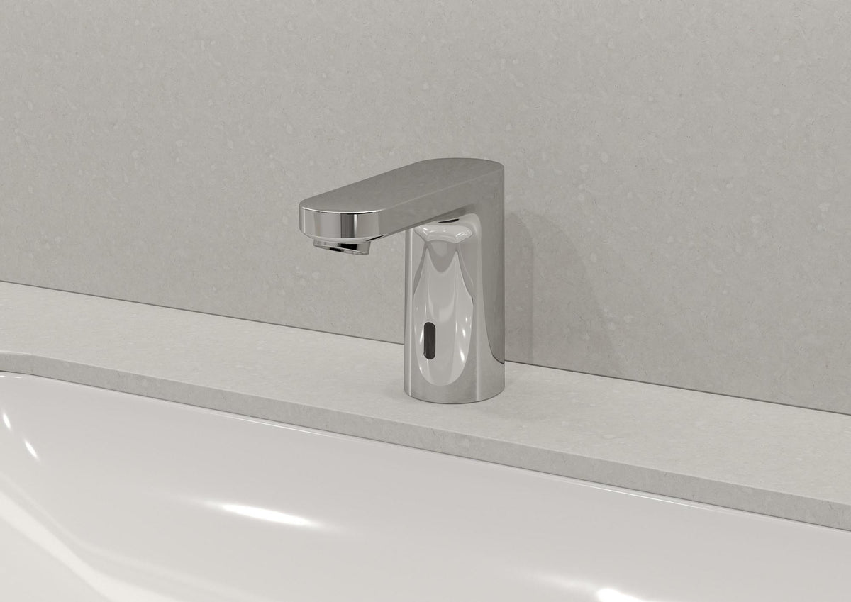 HANSGROHE VERNIS Blend Elektronik-Waschtischmischer mit Infrarot-Sensor, Kaltwasser, Batteriebetrieb 6 V, Chrom