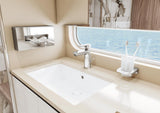 HANSGROHE AddStoris Glashalter Wandmontage Chrom – Mattglas Zahnputzbecher-Halter mit verdeckter Befestigung