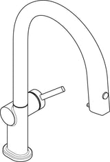 HANSGROHE Aqittura M91 Filtersystem 210 – Ausziehschlauch, 1 Jet, Starter Set, Chrom