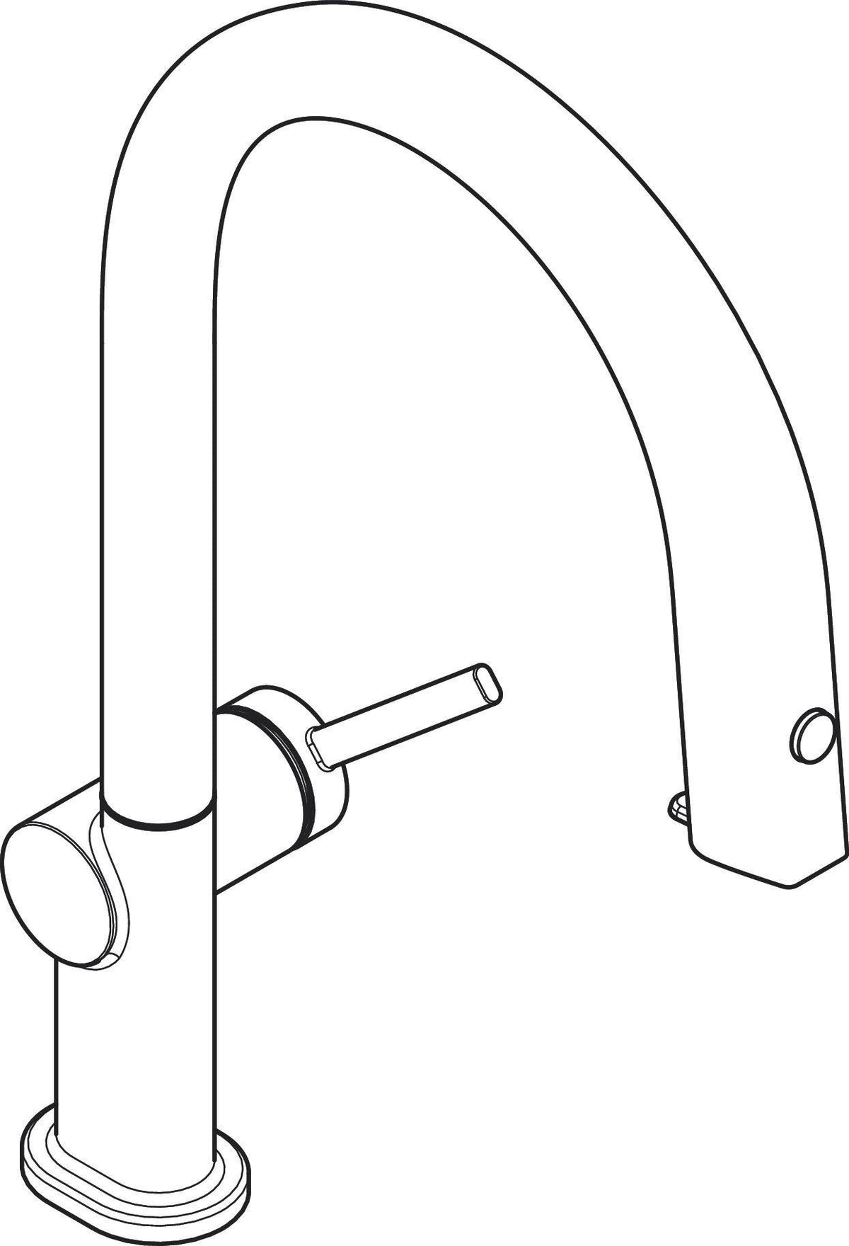 HANSGROHE Aqittura M91 Filtersystem 210 mit Ausziehschlauch – Chrom, 1 Jet, gefiltertes Wasser