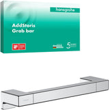 HANSGROHE AddStoris Haltestange 348 mm Chrom – Wandmontage mit verdeckter Befestigung