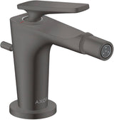 AXOR Citterio C Einhebel-Bidetmischer mit Zugstangen-Ablaufgarnitur, Ausladung 113 mm, chrom