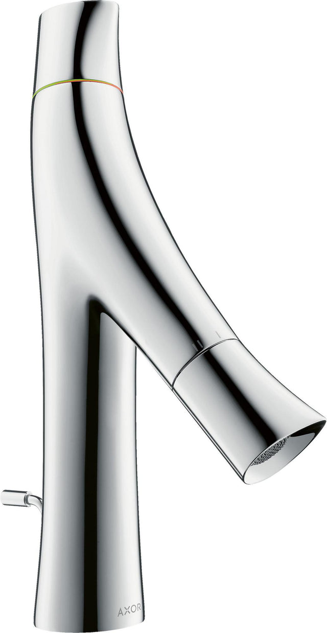 AXOR STARCK ORGANIC 2-Griff Waschtischmischer 80 DN 15 mit Zugstangen-Ablaufgarnitur chrom