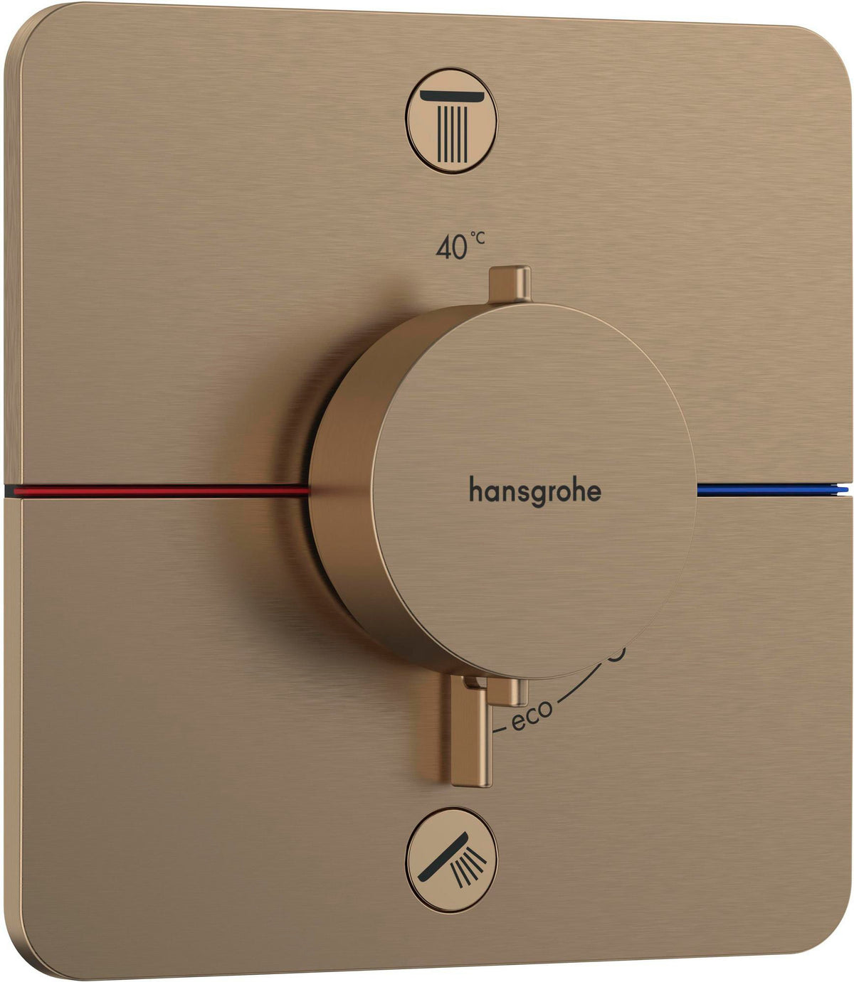 HANSGROHE ShowerSelect Comfort Q Thermostat UP Chrom – 2 Verbraucher, Select-Tasten, Mengensteuerung