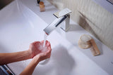 HANSGROHE Tecturis E Einhebel-Waschtischmischer ComfortZone 110 CoolStart mit Zugstangen-Ablaufgarnitur chrom