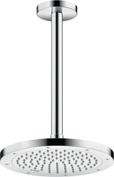 AXOR Kopfbrause 245 1 Jet EcoSmart Chrom – Rain-Duschkopf für Wand- und Deckenmontage