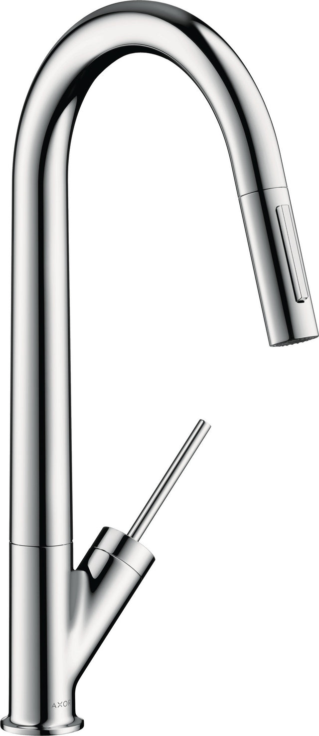 AXOR STARCK Einhebel-Küchenarmatur mit Ausziehbrause, ComfortZone 270, chrom