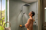 HANSGROHE Activera Select S 95 2jet EcoSmart Handbrause – Chrom, 2 Strahlarten, Select-Taste