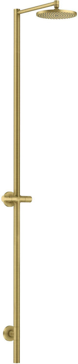 AXOR STARCK Duschsäule mit Kopfbrause 240 mm, 1 Jet, polished gold optic – PowderRain