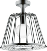 AXOR LampShower Nendo Kopfbrause mit Deckenanschluss und LED-Beleuchtung, Chrom, 275 mm