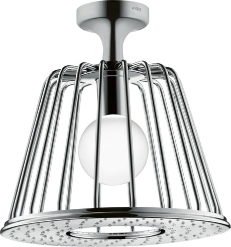 AXOR LampShower Nendo Kopfbrause mit Deckenanschluss und LED-Beleuchtung, Chrom, 275 mm