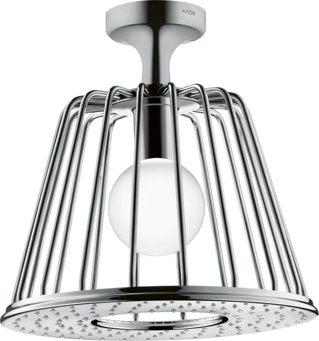 AXOR LampShower Nendo Kopfbrause mit Deckenanschluss und LED-Beleuchtung, Chrom, 275 mm