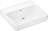 HANSGROHE Xanuia Q Aufsatzwaschtisch 550x480 mm weiß mit Hahnloch und Überlauf