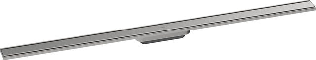 HANSGROHE RainDrain Original Duschrinne Fertigset 1200 mm – rahmenloses Design, Edelstahl gebürstet