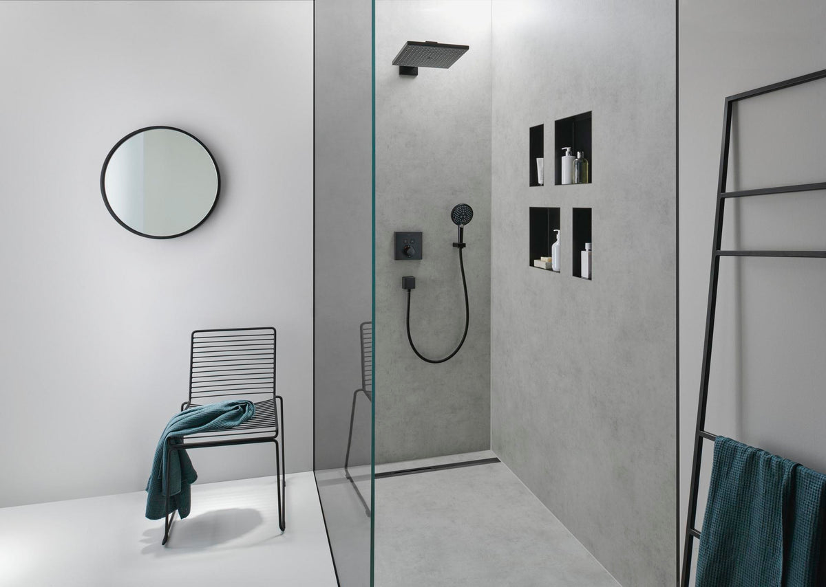 Hansgrohe HG Wandhalter Porter E für Handbrausen in Chrom – Feste Halteposition