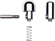 Hansgrohe HG Knopf Thermostatgriff Brushed Nickel – Ersatzteil für Thermostatarmaturen