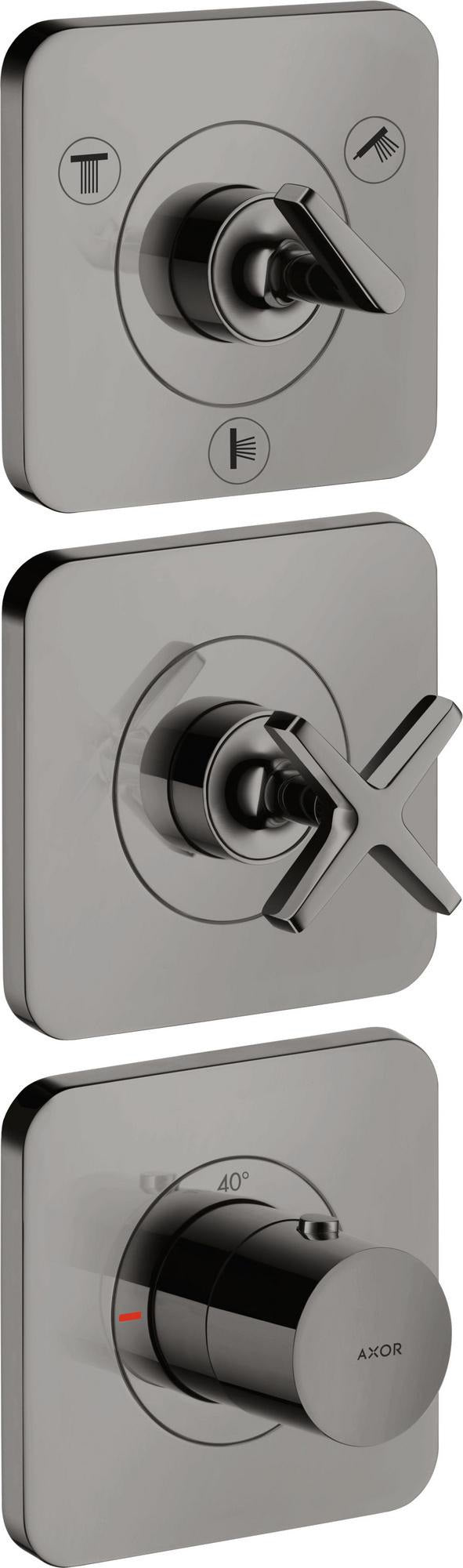 AXOR Citterio E Thermostatmodul DN 20 mit Rosetten für 3 Verbraucher, Chrom