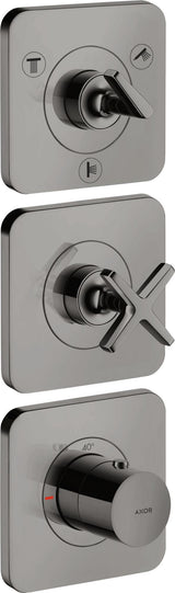 AXOR Citterio E Thermostatmodul DN 20 mit Rosetten für 3 Verbraucher, Chrom