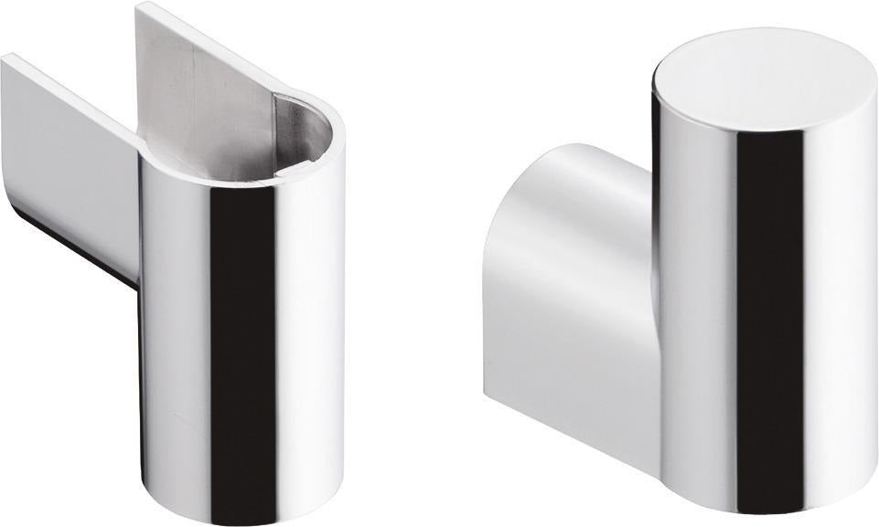 Hansgrohe Abdeckung chrom für Unica D Brausestange – 2er-Set, Ø 25 mm