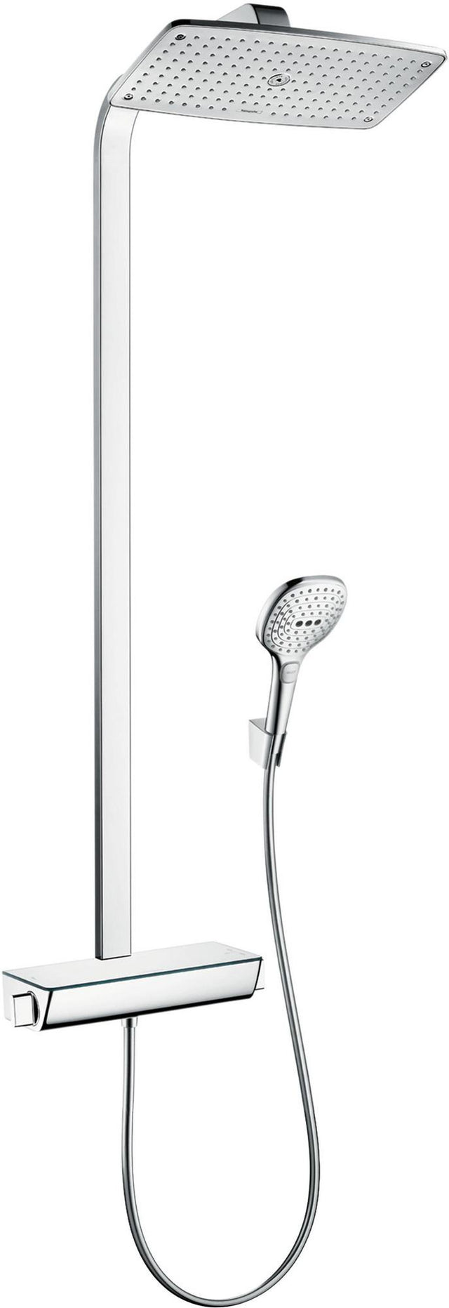 HANSGROHE Showerpipe RAINDANCE SELECT E 360 mit Thermostat und EcoSmart – Chrom