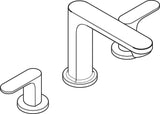 HANSGROHE Rebris S 3-Loch Waschtischarmatur mit Zugstangen-Ablaufgarnitur, chrom, 110 ComfortZone